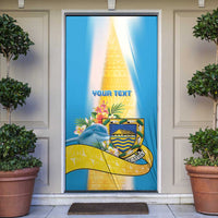Tuvalu Independence Day Door Cover Tuvalu Mo Te Atua - Polynesian Pride