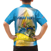 Personalised Tuvalu Independence Day Family Matching Summer Maxi Dress and Hawaiian Shirt Tuvalu Mo Te Atua - Polynesian Pride