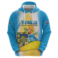 Personalised Tuvalu Independence Day Hoodie Tuvalu Mo Te Atua - Polynesian Pride