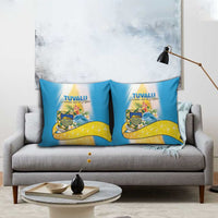 Tuvalu Independence Day Pillow Cover Tuvalu Mo Te Atua - Polynesian Pride