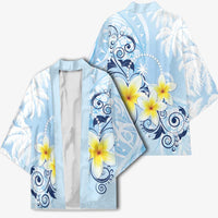 FSM Chuuk Constitution Day Kimono Polynesian Curves Plumeria - Polynesian Pride