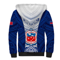 Custom Samoa Rugby Sherpa Hoodie 2023 Pacific Championships Polynesian Pattern LT05 - Polynesian Pride