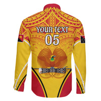 Custom Papua New Guinea Rugby Family Matching Off Shoulder Short Dress and Hawaiian Shirt 2023 Pacific Championships The Kumuls LT05 - Polynesian Pride