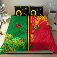 Vanuatu Happy Unity Day Bedding Set Polynesian Plumeria LT05 - Polynesian Pride