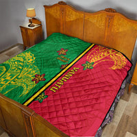 Vanuatu Happy Unity Day Quilt Polynesian Plumeria LT05 - Polynesian Pride