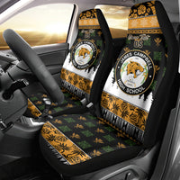 Custom Hawaii James Campbell High School Christmas Car Seat Cover Tropical Santa Claus LT05 - Polynesian Pride