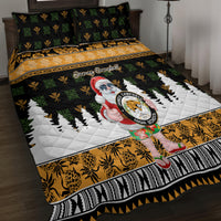 Custom Hawaii James Campbell High School Christmas Quilt Bed Set Tropical Santa Claus LT05 - Polynesian Pride