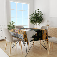 Custom Hawaii James Campbell High School Christmas Tablecloth Tropical Santa Claus LT05 - Polynesian Pride