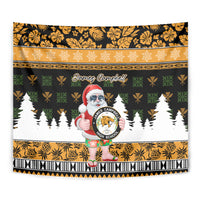 Custom Hawaii James Campbell High School Christmas Tapestry Tropical Santa Claus LT05 - Polynesian Pride