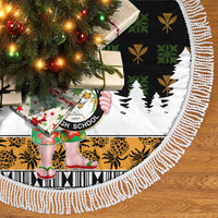 Hawaii James Campbell High School Christmas Tree Skirt Tropical Santa Claus LT05 - Polynesian Pride