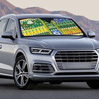 Solomon Islands Christmas Auto Sun Shade Festive Beach Vibes - Polynesian Pride