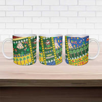 Solomon Islands Christmas Ceramic Mug Festive Beach Vibes - Polynesian Pride