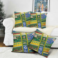 Solomon Islands Christmas Pillow Cover Festive Beach Vibes - Polynesian Pride