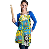 Tuvalu Christmas Apron Festive Beach Vibes - Polynesian Pride