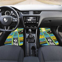 Tuvalu Christmas Car Mats Festive Beach Vibes - Polynesian Pride
