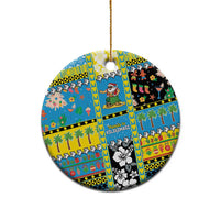 Tuvalu Christmas Ceramic Ornament Festive Beach Vibes - Polynesian Pride