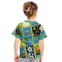 Tuvalu Christmas Kid T Shirt Festive Beach Vibes - Polynesian Pride