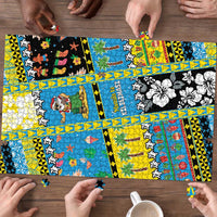 Tuvalu Christmas Puzzle Festive Beach Vibes - Polynesian Pride