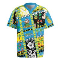 Tuvalu Christmas Rugby Jersey Festive Beach Vibes - Polynesian Pride
