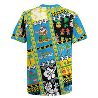 Tuvalu Christmas Rugby Jersey Festive Beach Vibes - Polynesian Pride