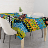 Tuvalu Christmas Tablecloth Festive Beach Vibes - Polynesian Pride