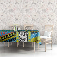 Tuvalu Christmas Tablecloth Festive Beach Vibes - Polynesian Pride