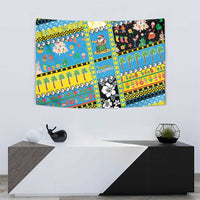 Tuvalu Christmas Tapestry Festive Beach Vibes - Polynesian Pride