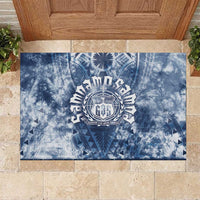 Samoa 685 Rubber Doormat Polynesian Pattern Tie Dye Style
