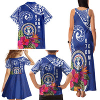 Hafa Adai Northern Mariana Islands Family Matching Tank Maxi Dress and Hawaiian Shirt Polynesian Tribal Pattern LT05 - Polynesian Pride