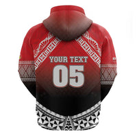 Custom Rugby Tonga MMT Zip Hoodie Mana O Tonga - Polynesian Pride