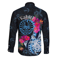 Tahiti Ia Orana Family Matching Puletasi and Hawaiian Shirt Polynesian Turtle With Coat Of Arms LT05 - Polynesian Pride