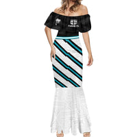Custom Fiji Rugby Mermaid Dress Fijian 7s With Tapa Pattern LT05 - Polynesian Pride