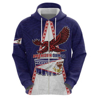 Personalised American Samoa Flag Day Hoodie Flag Style