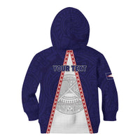Personalised American Samoa Flag Day Kid Hoodie Flag Style