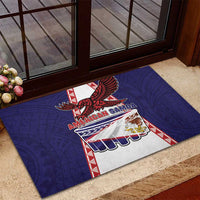 American Samoa Flag Day Rubber Doormat Flag Style