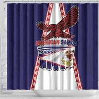 American Samoa Flag Day Shower Curtain Flag Style