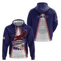Personalised American Samoa Flag Day Zip Hoodie Flag Style