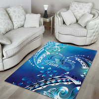 Polynesia Autism Awareness Area Rug Be In Awe Of My 'Tism