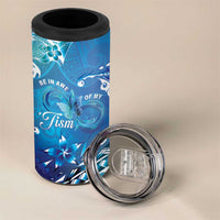 Polynesia Autism Awareness 4 in 1 Can Cooler Tumbler Be In Awe Of My 'Tism