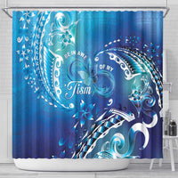Polynesia Autism Awareness Shower Curtain Be In Awe Of My 'Tism