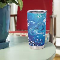 Polynesia Autism Awareness Tumbler Cup Be In Awe Of My 'Tism