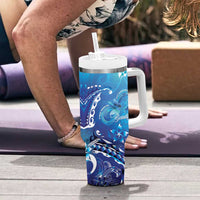 Polynesia Autism Awareness Tumbler With Handle Be In Awe Of My 'Tism