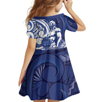 Guam Chief Kepuha Family Matching Off The Shoulder Long Sleeve Dress and Hawaiian Shirt Chamorro Pride LT05 - Polynesian Pride