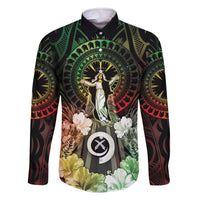 Vanuatu Happy Assumption Day Family Matching Off Shoulder Short Dress and Hawaiian Shirt