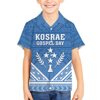 Personalised Kosrae State Gospel Day Family Matching Summer Maxi Dress and Hawaiian Shirt Simple Style