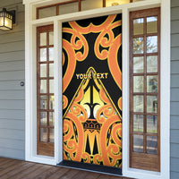 Personalised New Zealand Te Tairawhiti Door Cover Maori Koru Pattern LT05 - Polynesian Pride