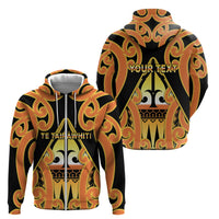 Personalised New Zealand Te Tairawhiti Zip Hoodie Maori Koru Pattern LT05 - Polynesian Pride