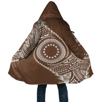 Cook Islands Gospel Day Cloak Brown Tribal Curves