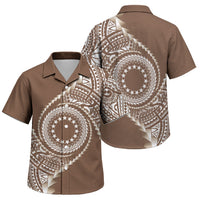 Cook Islands Gospel Day Family Matching Mermaid Dress and Hawaiian Shirt Brown Tribal Curves