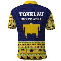 Tokelau Christmas Polo Shirt Tokelauan Turtle Santa Sleigh
